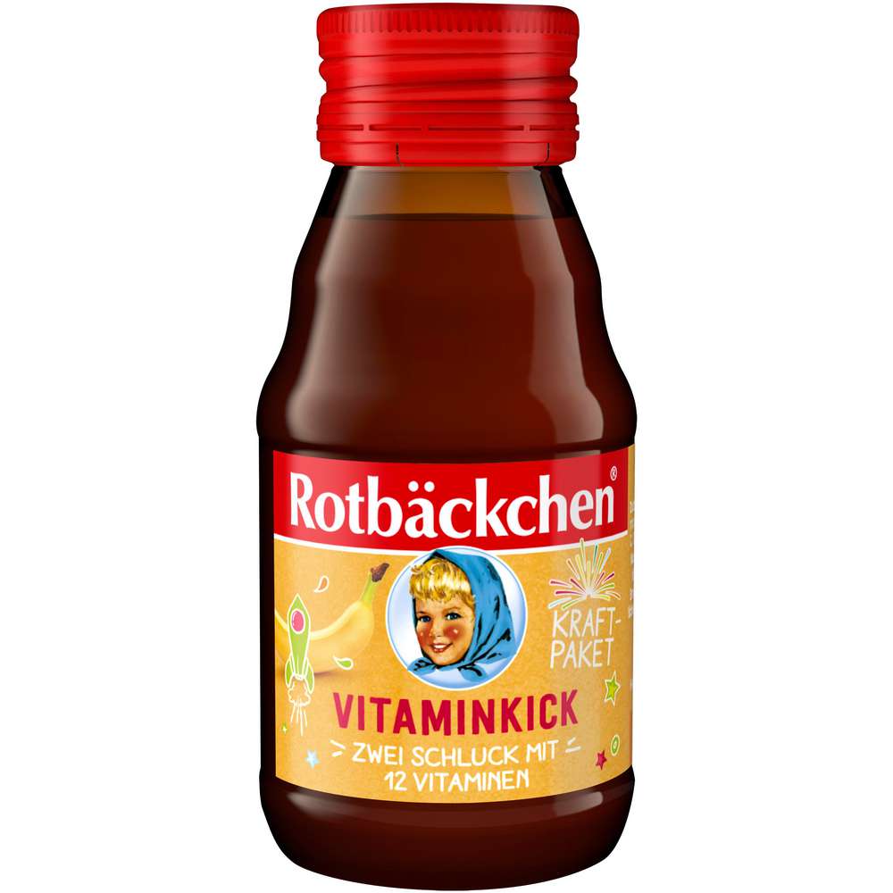 Produktabbildung Rotbäckchen Fruchtdrink, Kraftpaket Vitaminkick