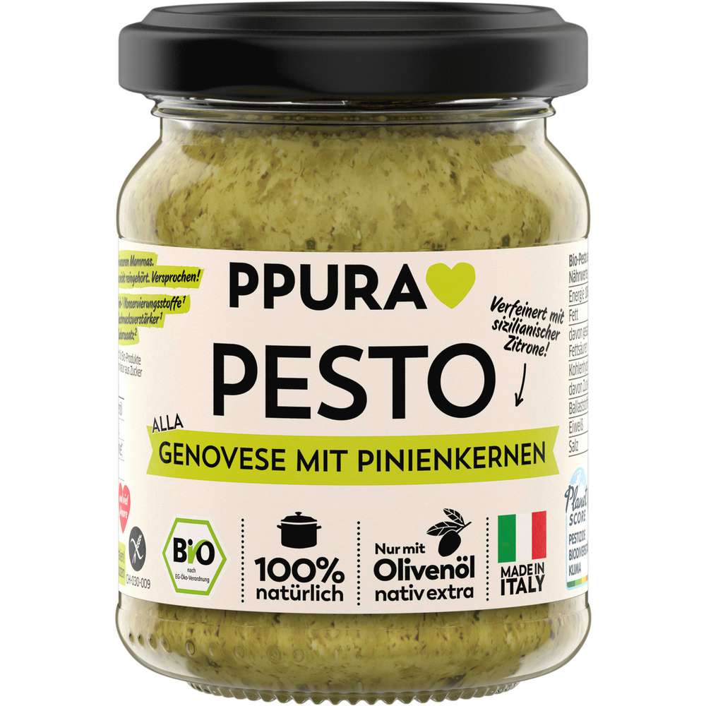 Produktabbildung PPURA Bio Pesto, Genovese