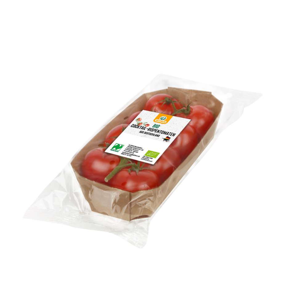 Produktabbildung GLOBUS Bio Cocktail-Rispentomaten