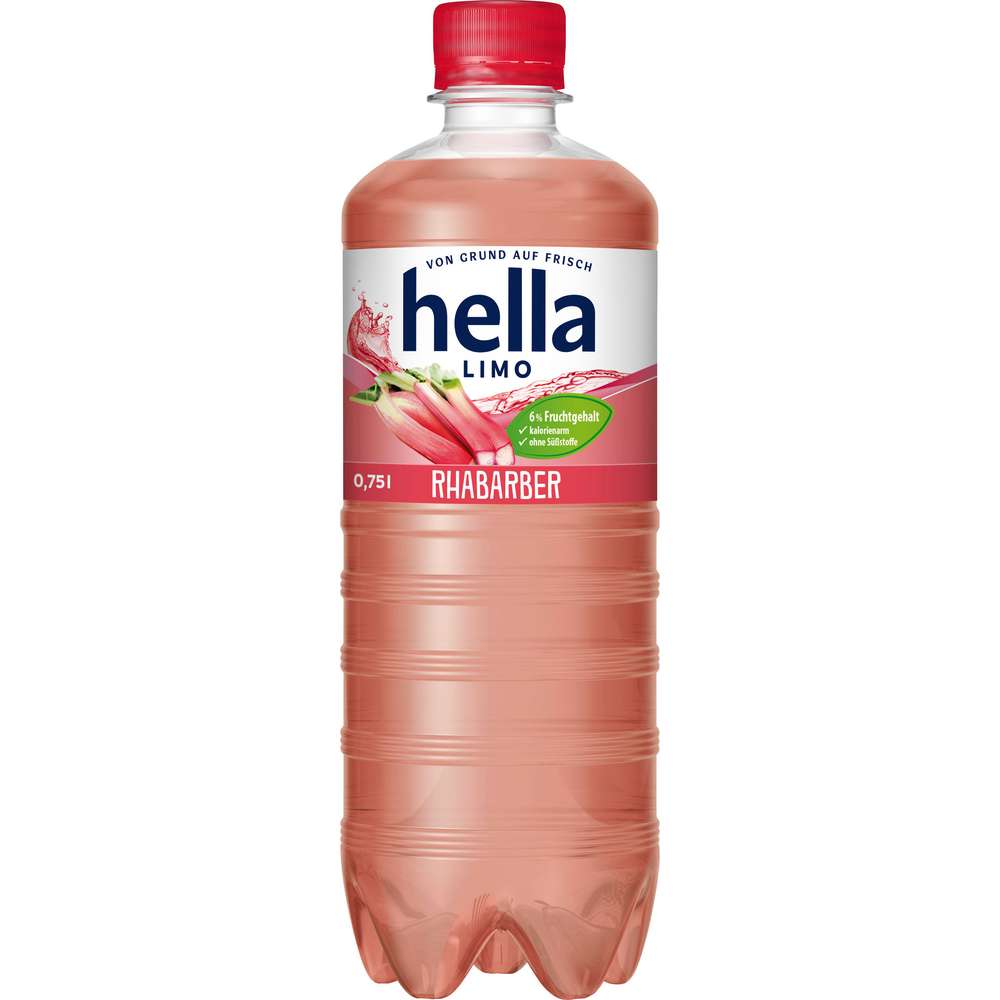 Produktabbildung hella Limonade, Rhabarber