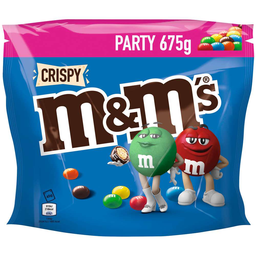 Produktabbildung M&M's Schokolinsen Crispy