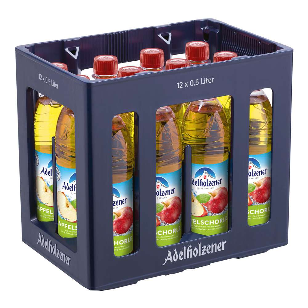 Produktabbildung Adelholzener Apfelschorle (12x 0,500 Liter)