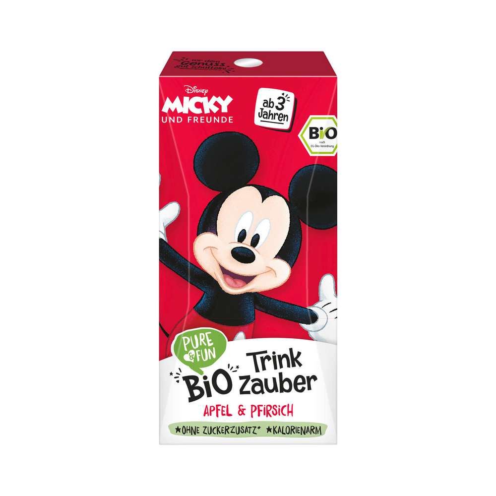 Produktabbildung Pure & Fun Bio Trinkzauber Donald Duck, Apfel-Pfirisich