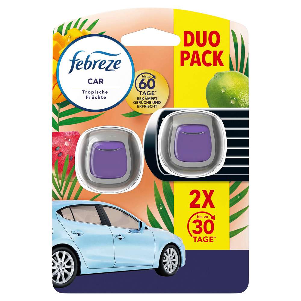 Produktabbildung Febreze Lufterfrischer Car, Tropische Früchte