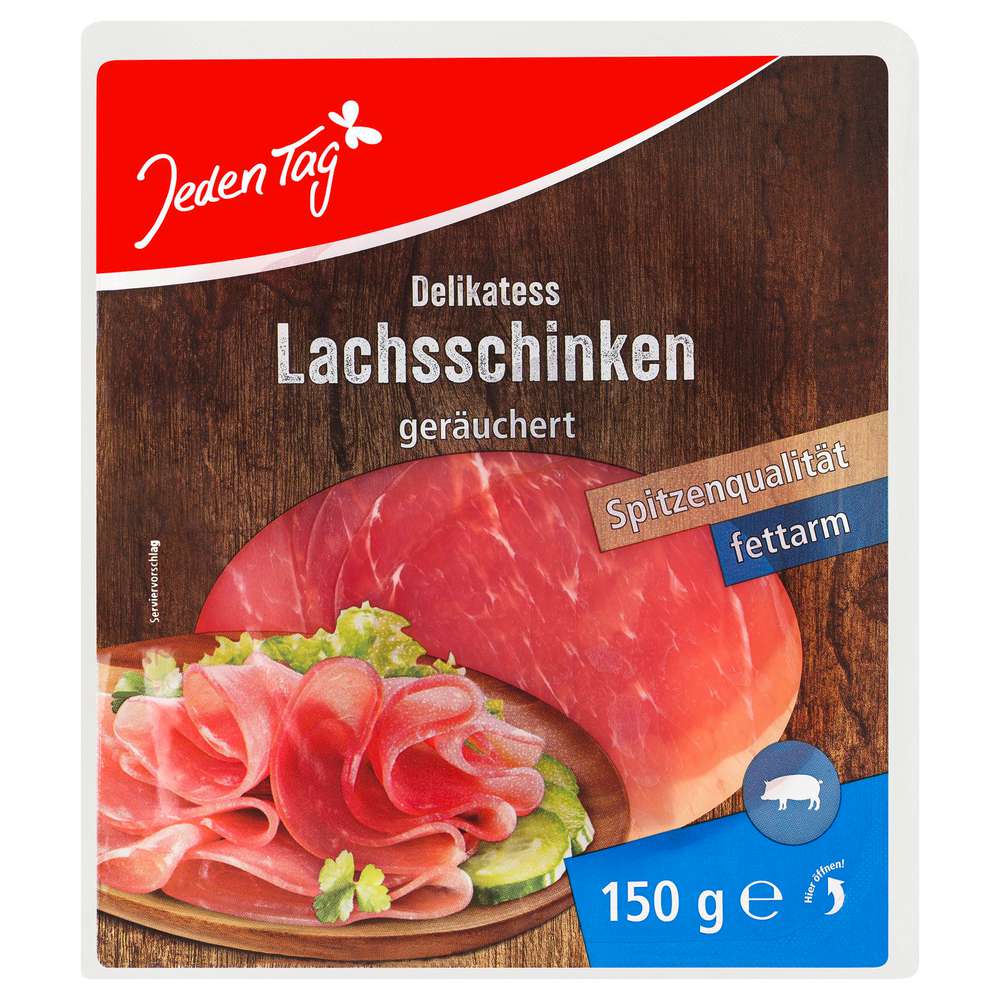 Produktabbildung Jeden Tag Delikatess Lachsschinken classic