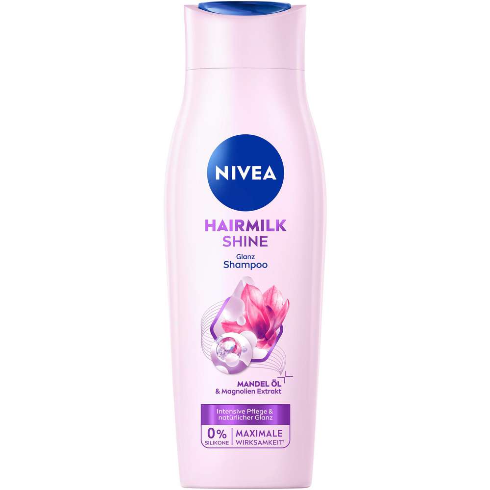 Produktabbildung Nivea Shampoo, Haarmilch Glanz