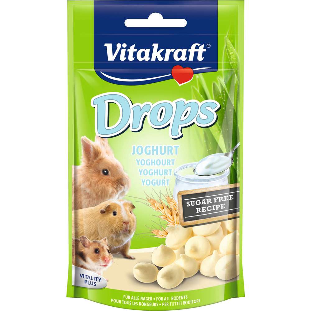 Produktabbildung Vitakraft Nager Snack Drops, Joghurt