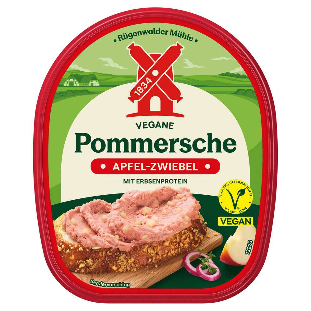 Produktabbildung Rügenwalder Mühle Vegane Pommersche, Apfel & Zwiebel