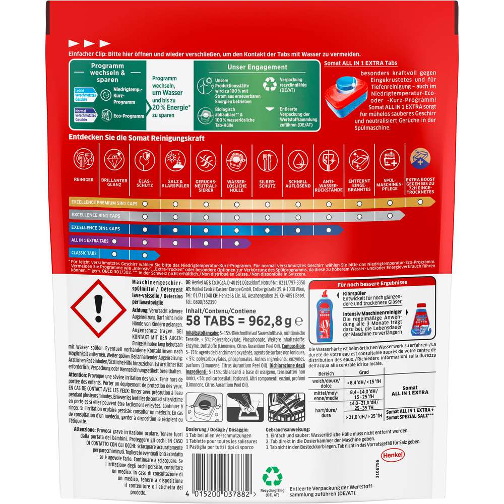 Produktabbildung Somat Spülmaschinen-Tabs All-In-1 Extra