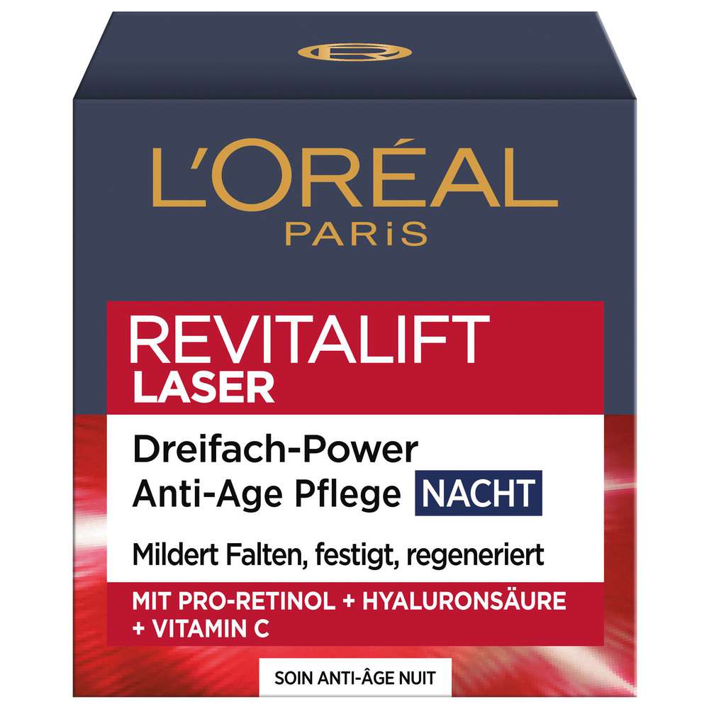 Produktabbildung L'Oreal Paris Nachtpflege Laser X3 Anti Age