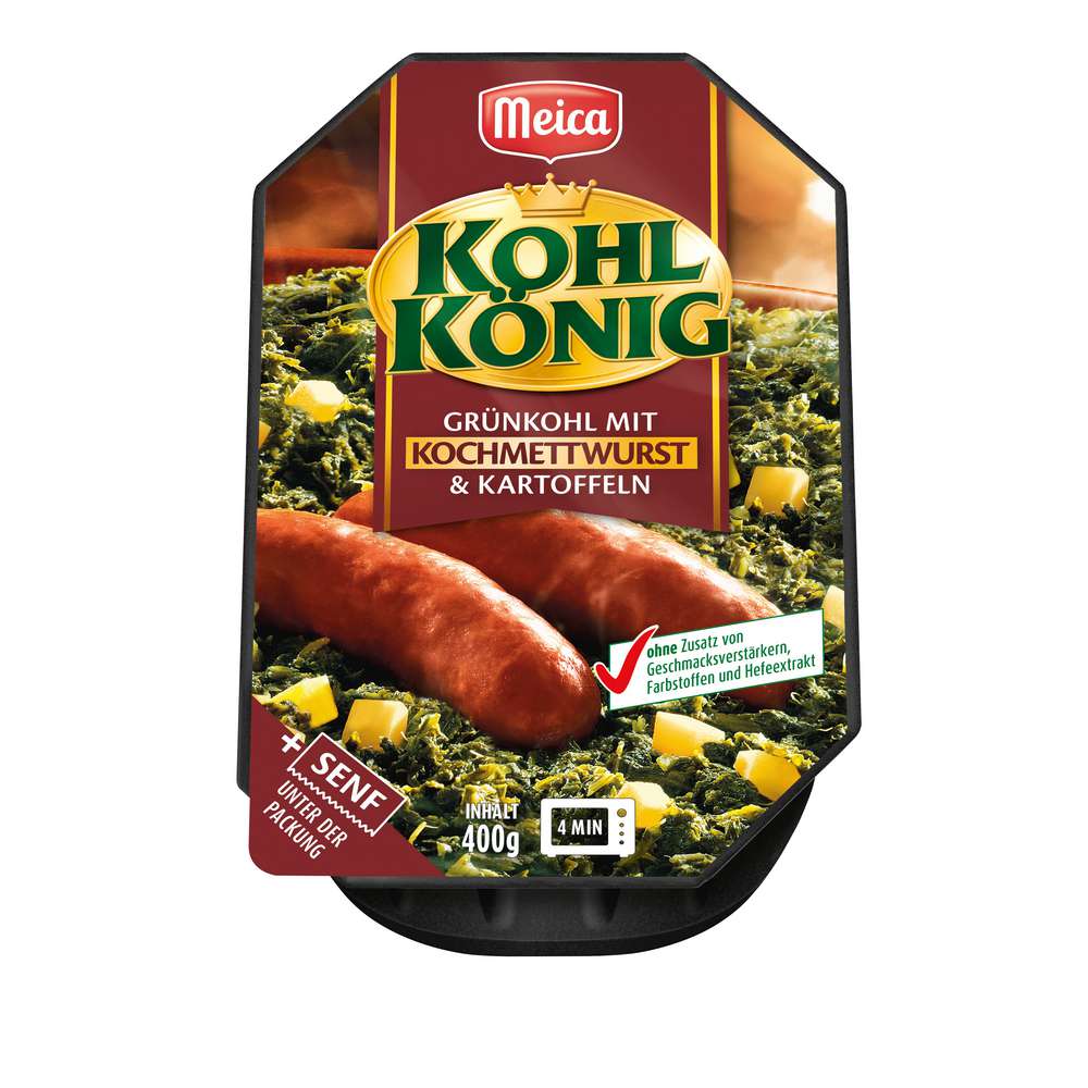 Produktabbildung Meica Kohlkönig, Grünkohl mit Kochmettwurst