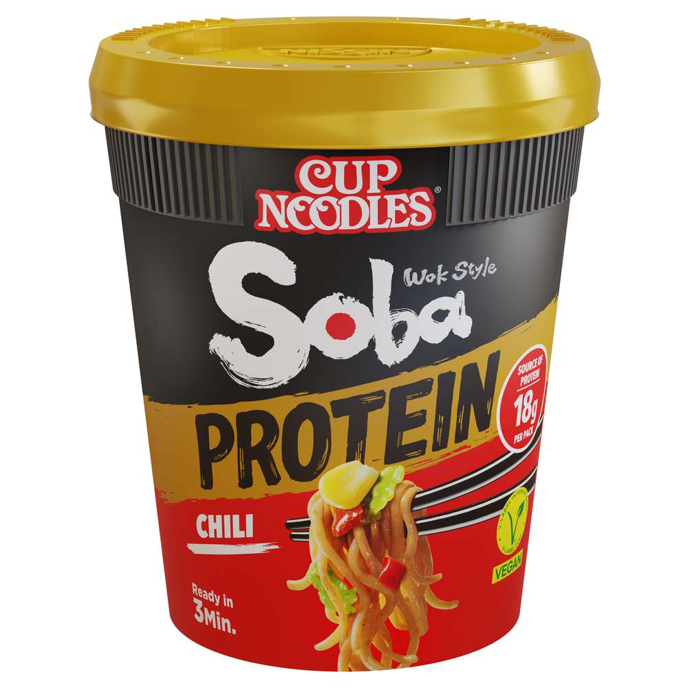 Produktabbildung Soba Cup Noodles Wok Style, Protein Chili