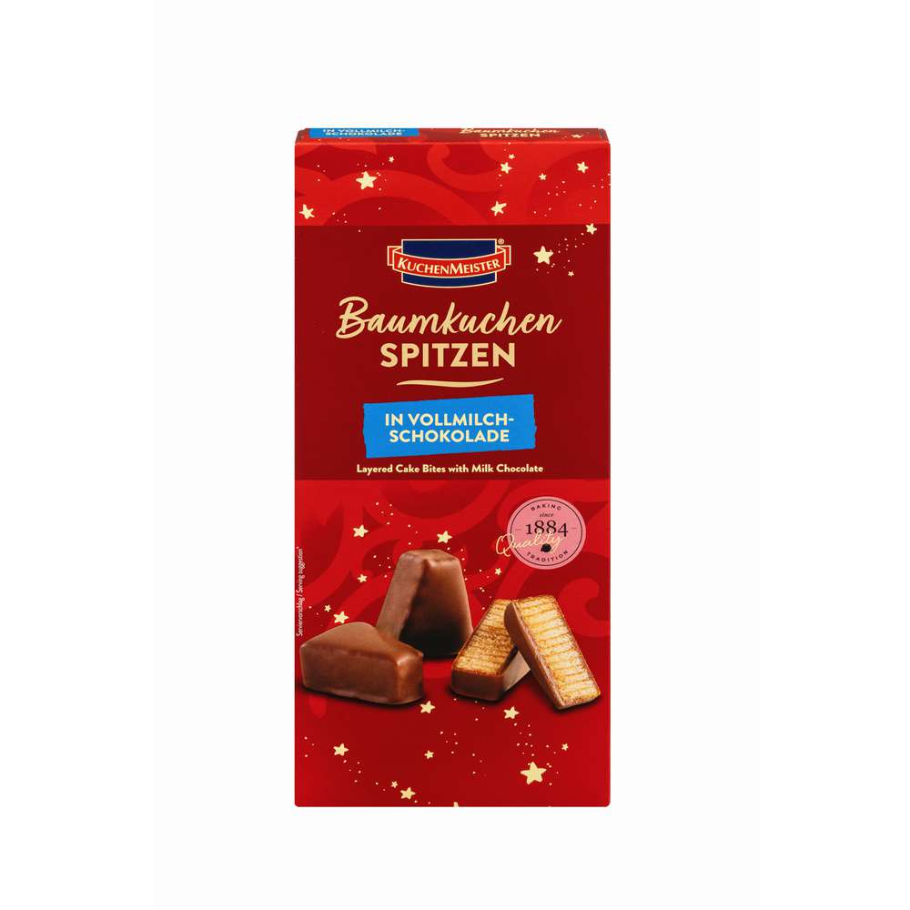Produktabbildung Kuchen Meister Baumkuchenspitzen, vollmilch