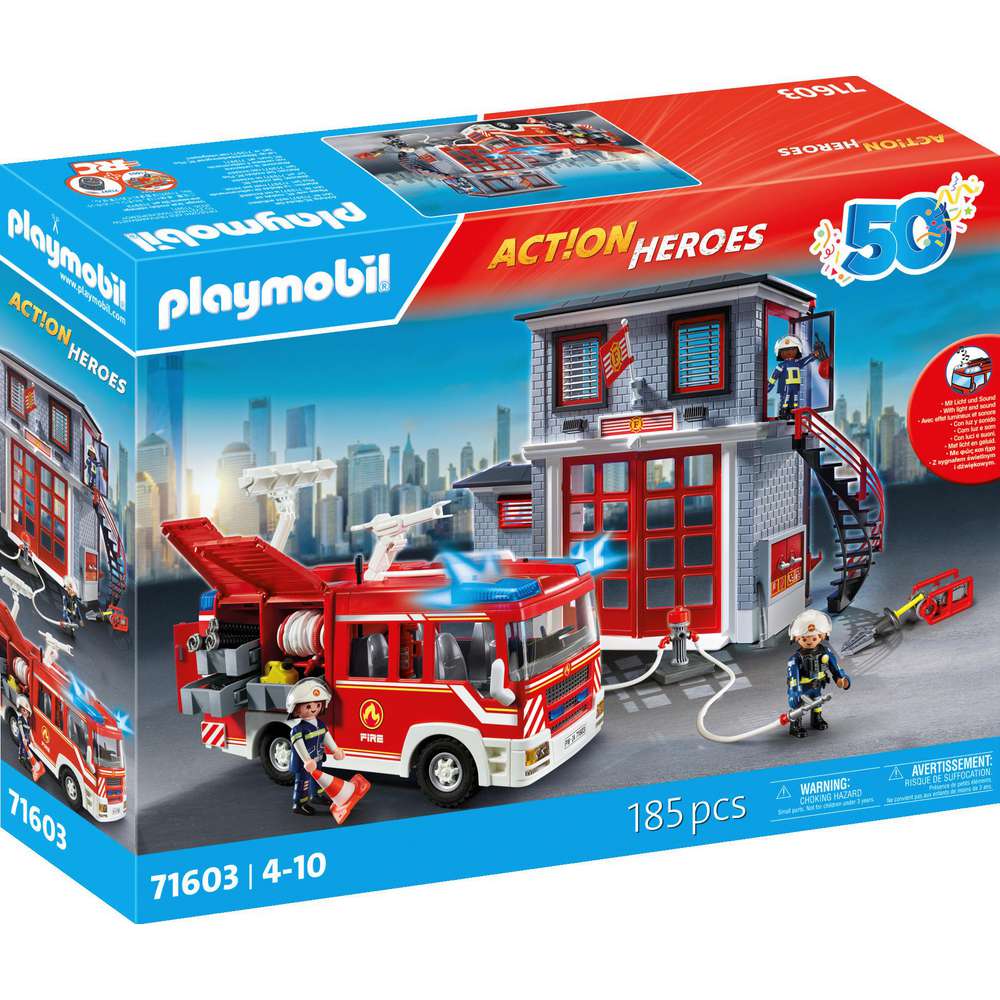 Produktabbildung Playmobil 71603 Feuerwehr-Megaset