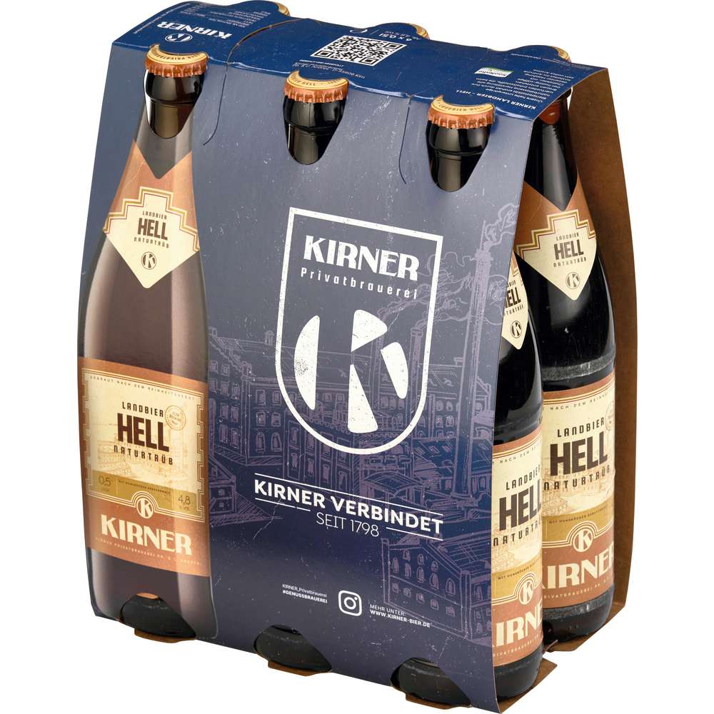 Produktabbildung Kirner Landbier Hell 4,8 %