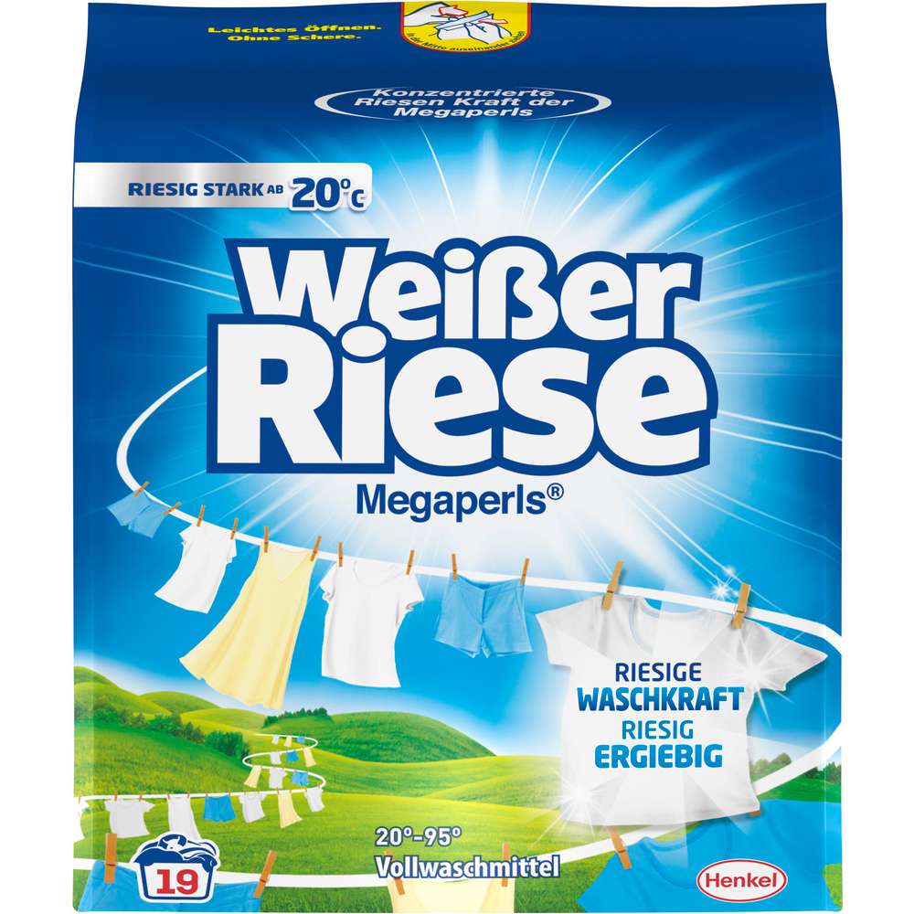 Produktabbildung Weißer Riese Universal-Waschmittel Megaperls