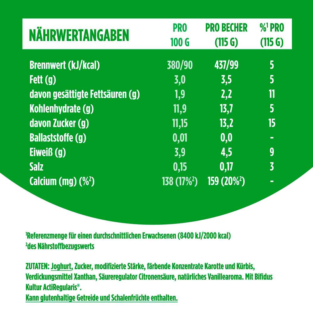 Produktabbildung Activia Fruchtjoghurt, Vanille
