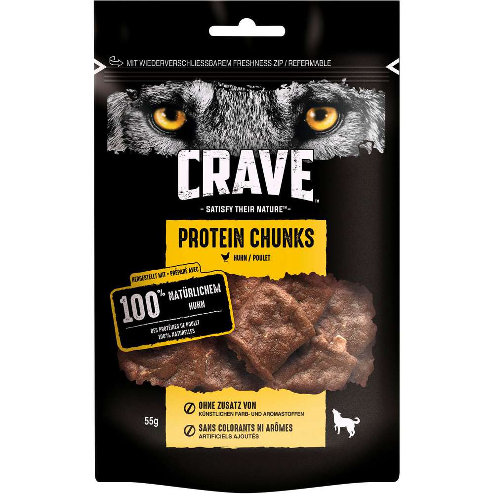 Produktabbildung Crave Hunde-Snack Protein Chunks, Huhn