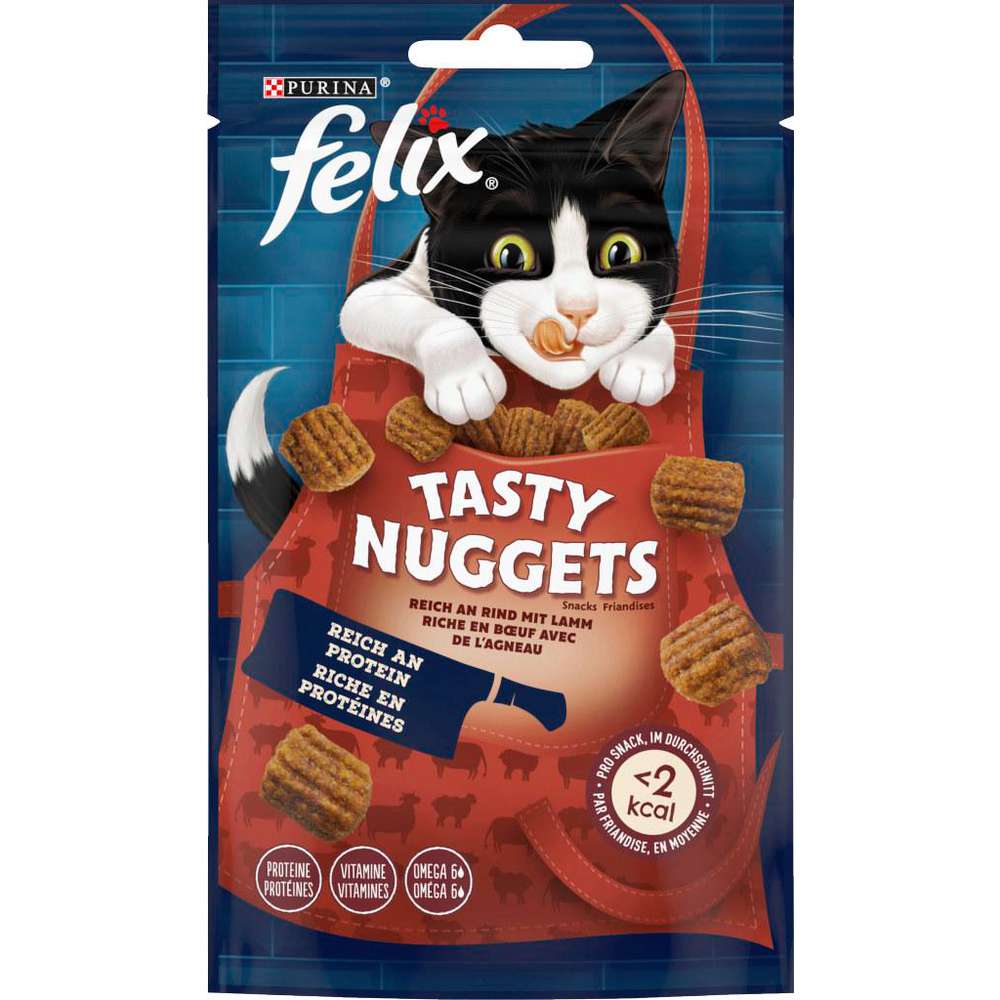 Produktabbildung Felix Katzen-Nassfutter Tasty Nuggets Rind&Lamm