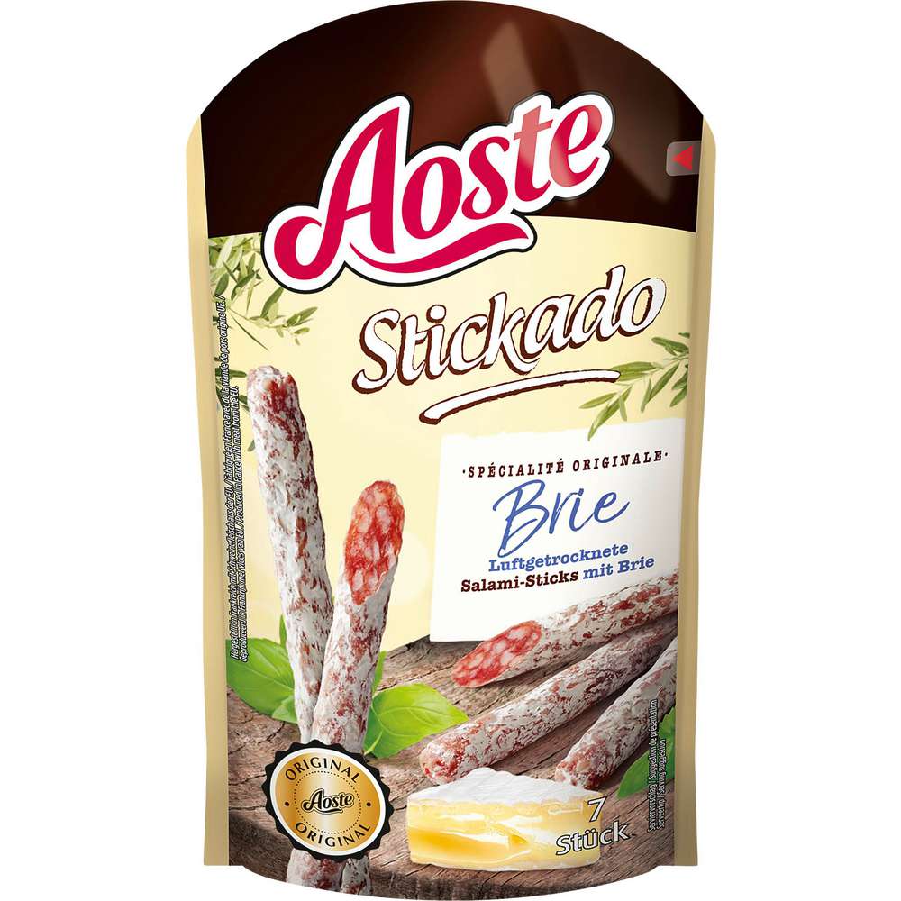 Produktabbildung Aoste Salami-Sticks, Brie
