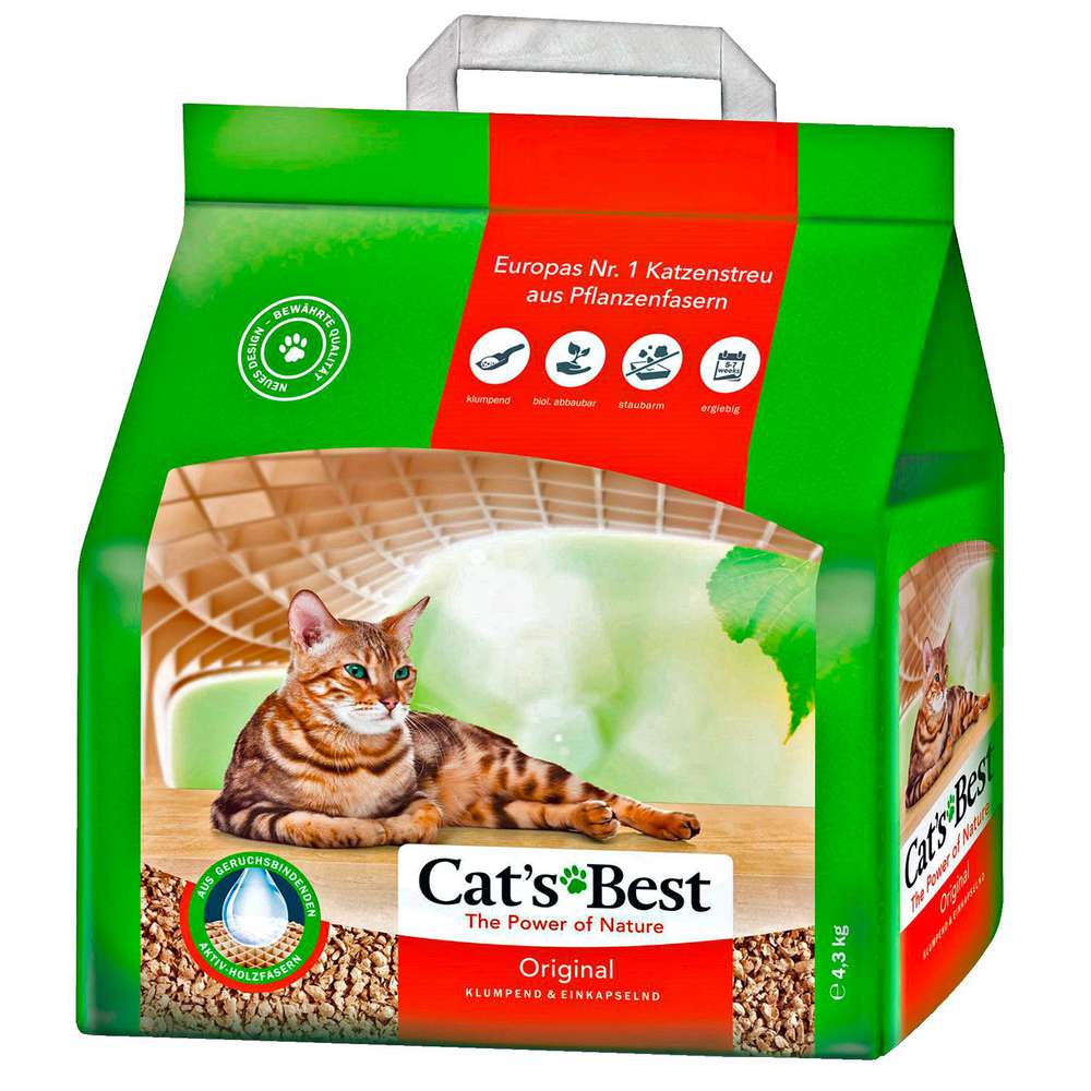 Produktabbildung Cat's Best Katzenstreu Öko Plus