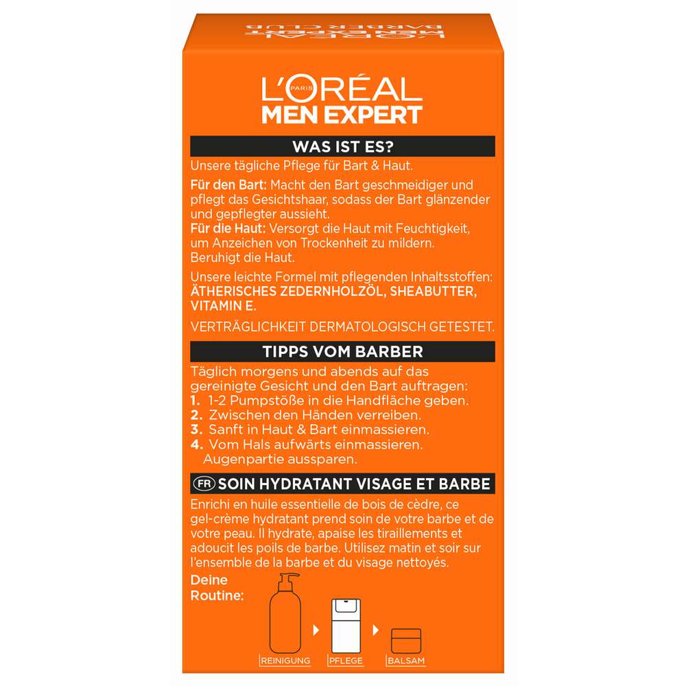 Produktabbildung L'Oreal Paris Feuchtigkeitspflege Men Expert Barber Club