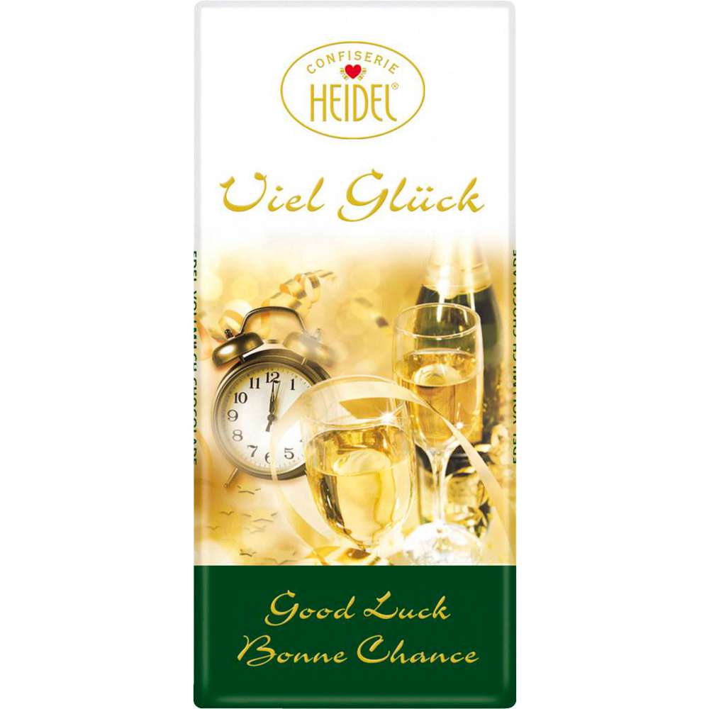 Produktabbildung Confiserie Heidel Tafelschokolade Viel Glück