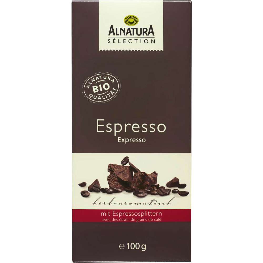 Produktabbildung Alnatura Bio Tafelschokolade, Espresso