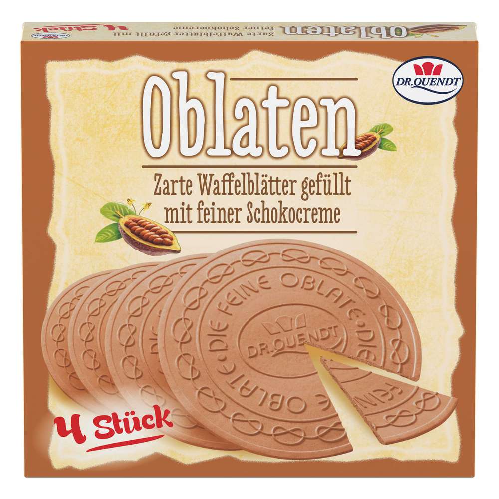 Produktabbildung Dr. Quendt Dresdner Oblatten, Schoko