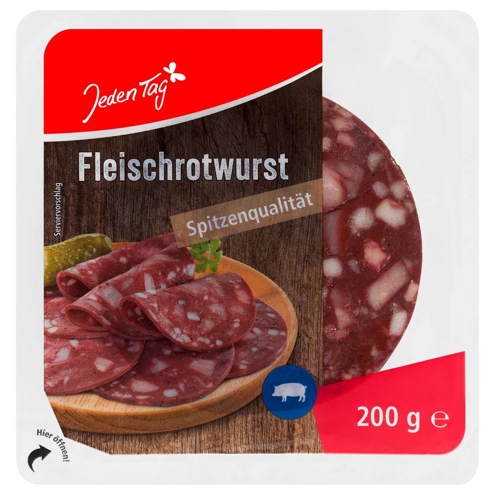 Produktabbildung Jeden Tag Fleischrotwurst 