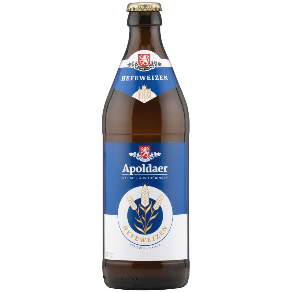 Produktabbildung Apoldaer Hefe-Weizenbier 5,2%