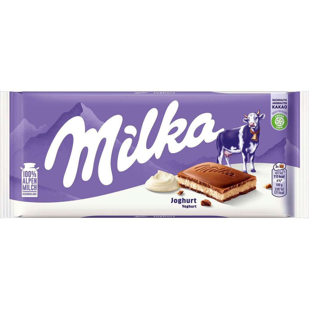 Produktabbildung Milka Tafelschokolade, Joghurt