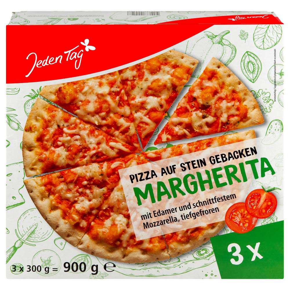 Produktabbildung Jeden Tag Pizza Margherita, tiefgekühlt
