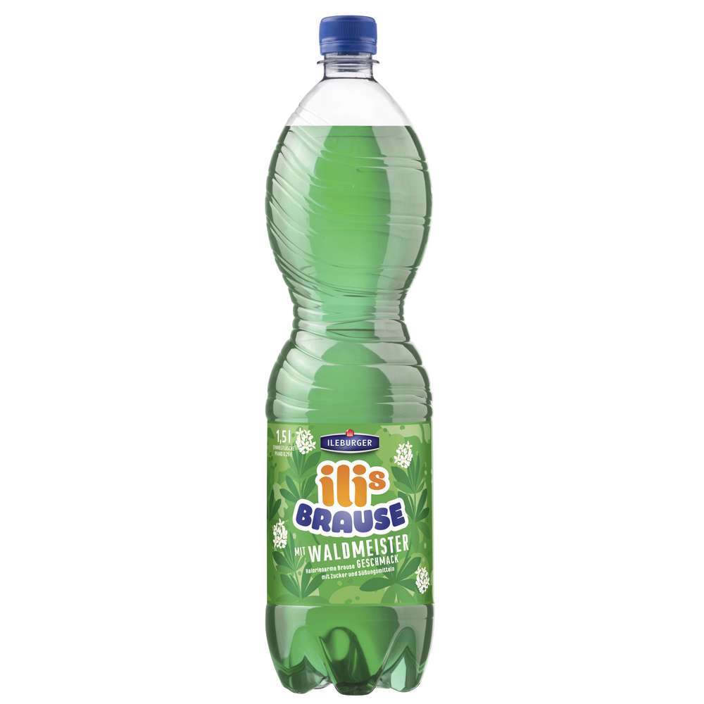Produktabbildung Ileburger Sachsen Quelle Waldmeister-Brause Limonade Ilis