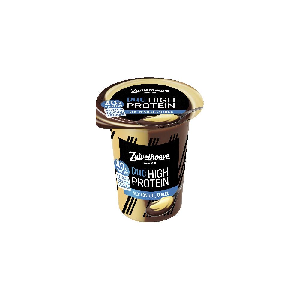 Produktabbildung keine Marke Zuivelhoeve  Duo High Protein Vla, 400 g