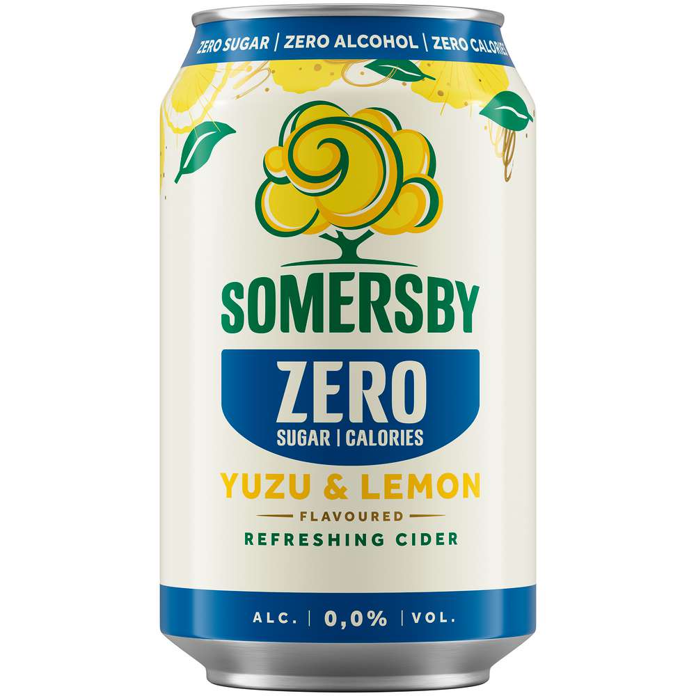 Produktabbildung Somersby Refreshing Cider Yuzu & Lemon, Zero 
