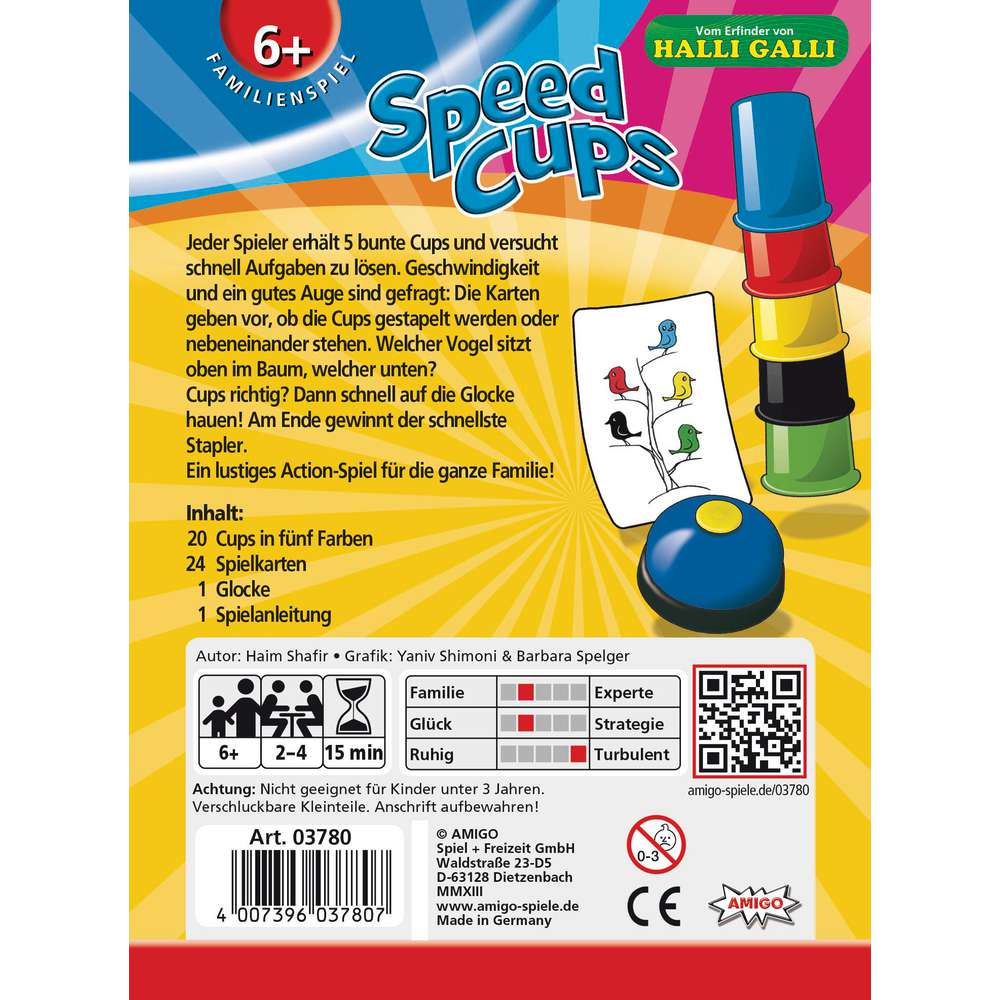 Produktabbildung Amigo Speed Cups, Kinderspiel