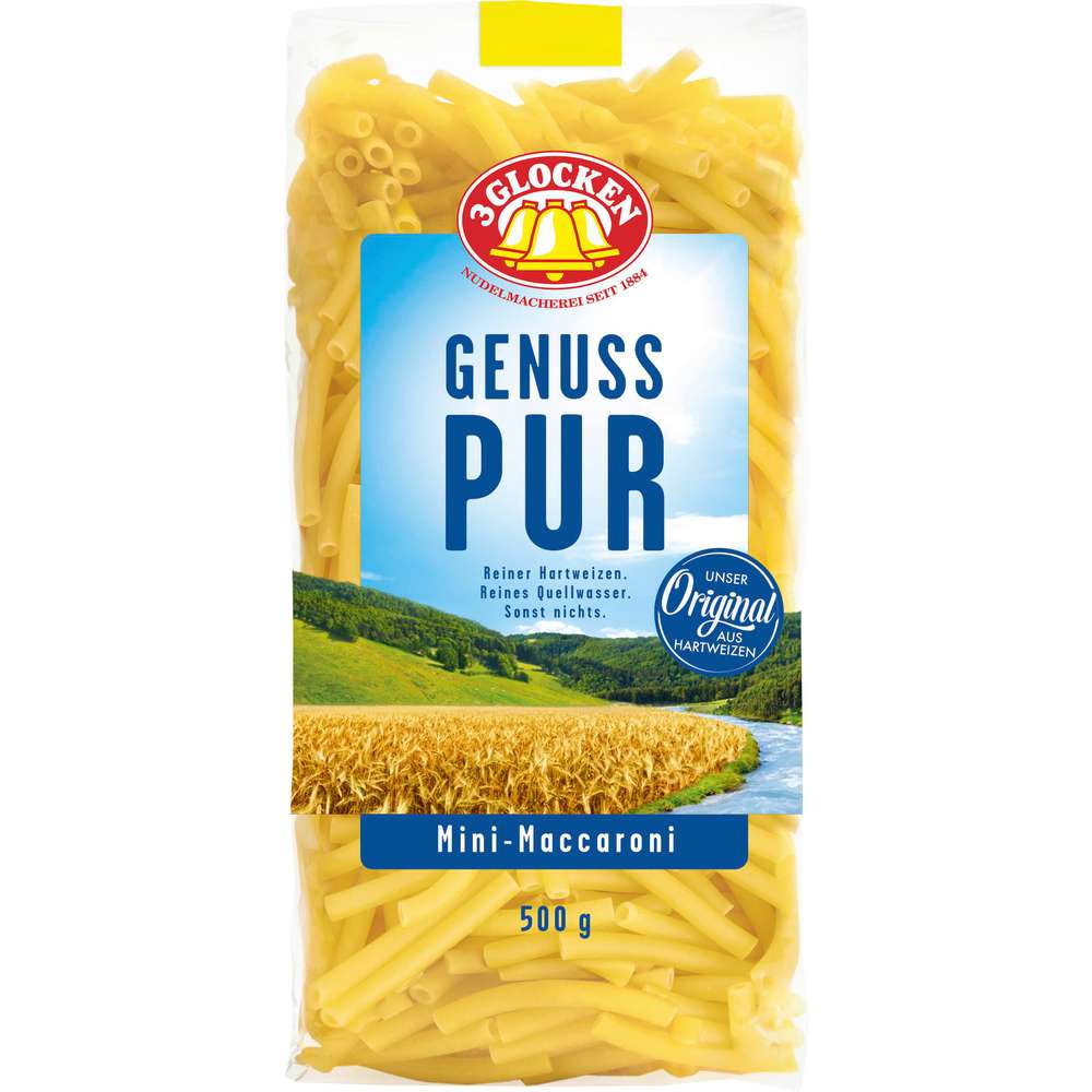 Produktabbildung 3 Glocken Nudeln Genuss pur, Mini Maccaroni