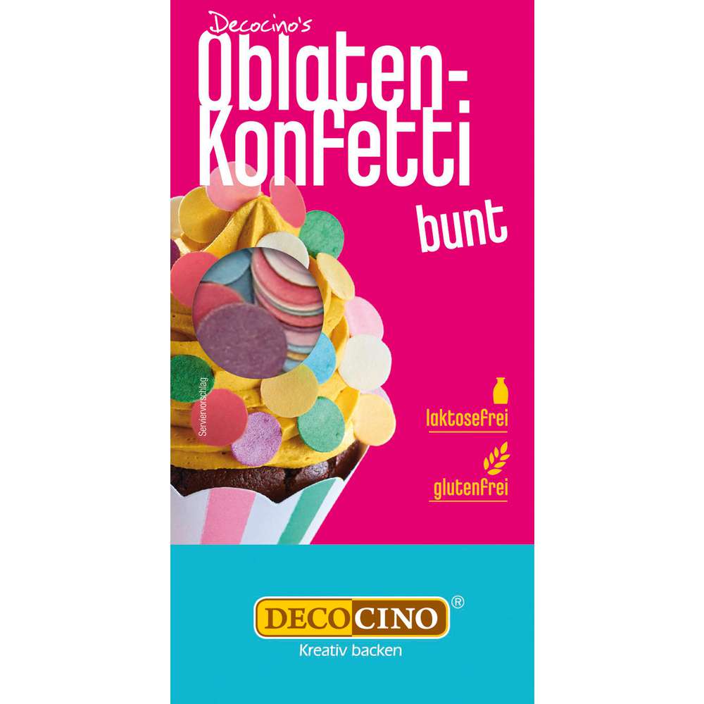 Produktabbildung Decocino Kuchen Deko Shredder Konfetti, bunt