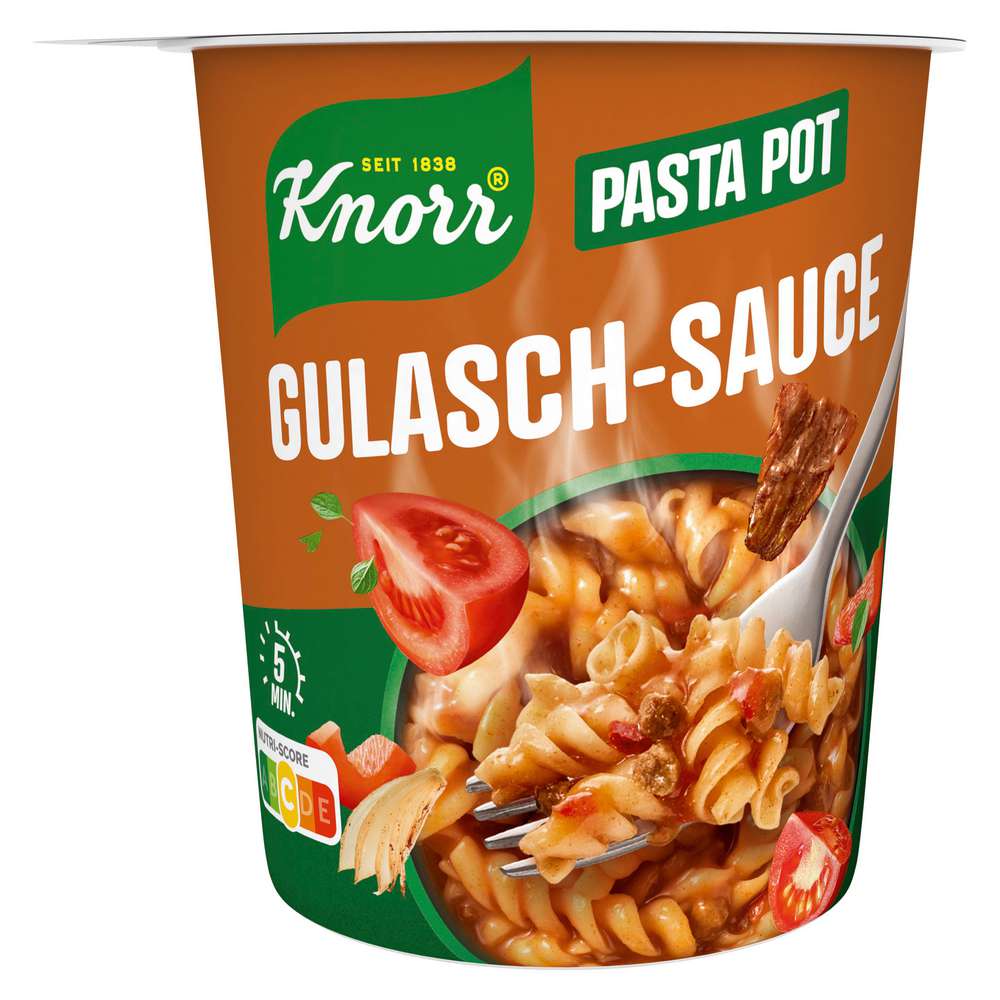 Produktabbildung Knorr Big Pot Pasta Snack Gulasch