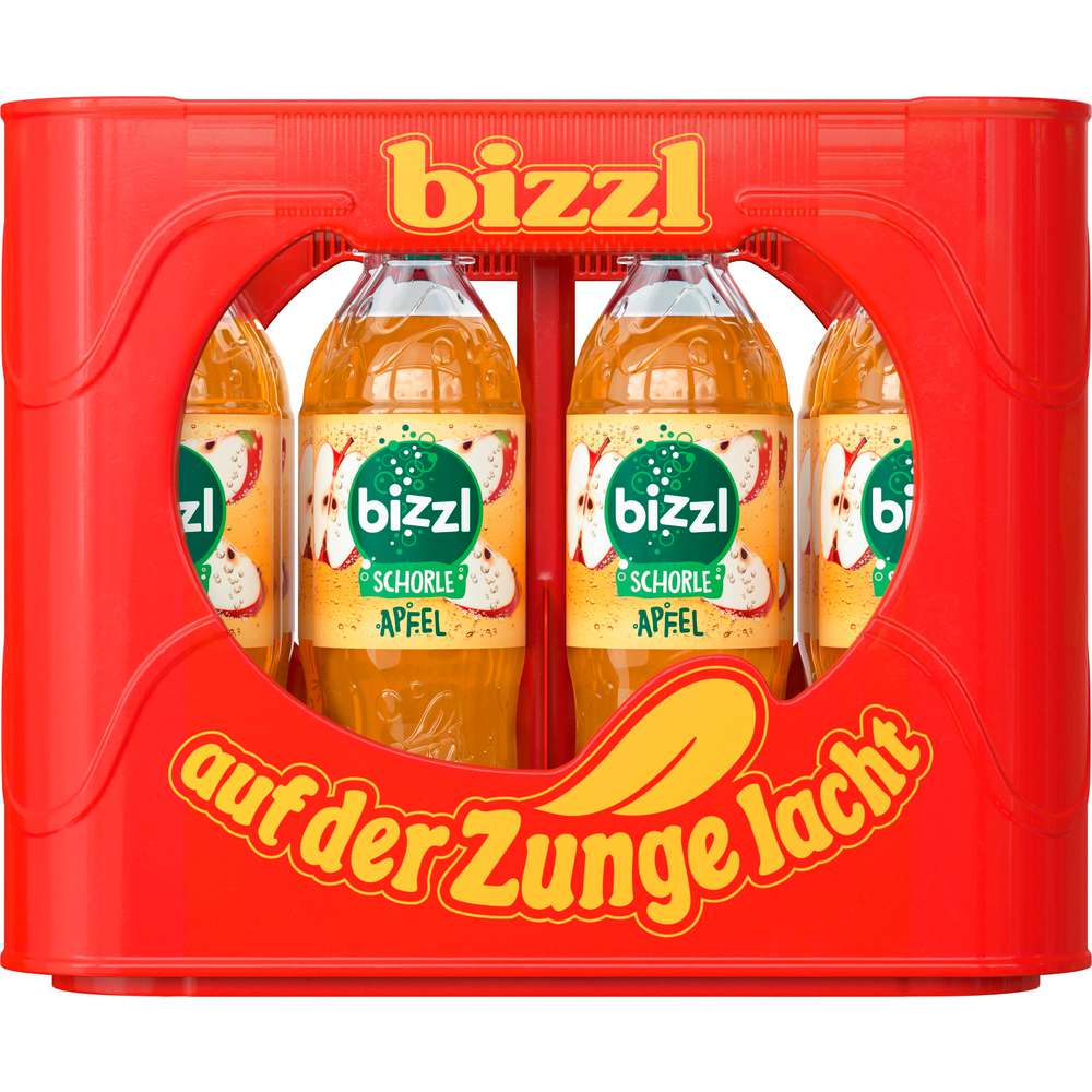 Produktabbildung Bizzl Apfelschorle (12x 1,000 Liter)