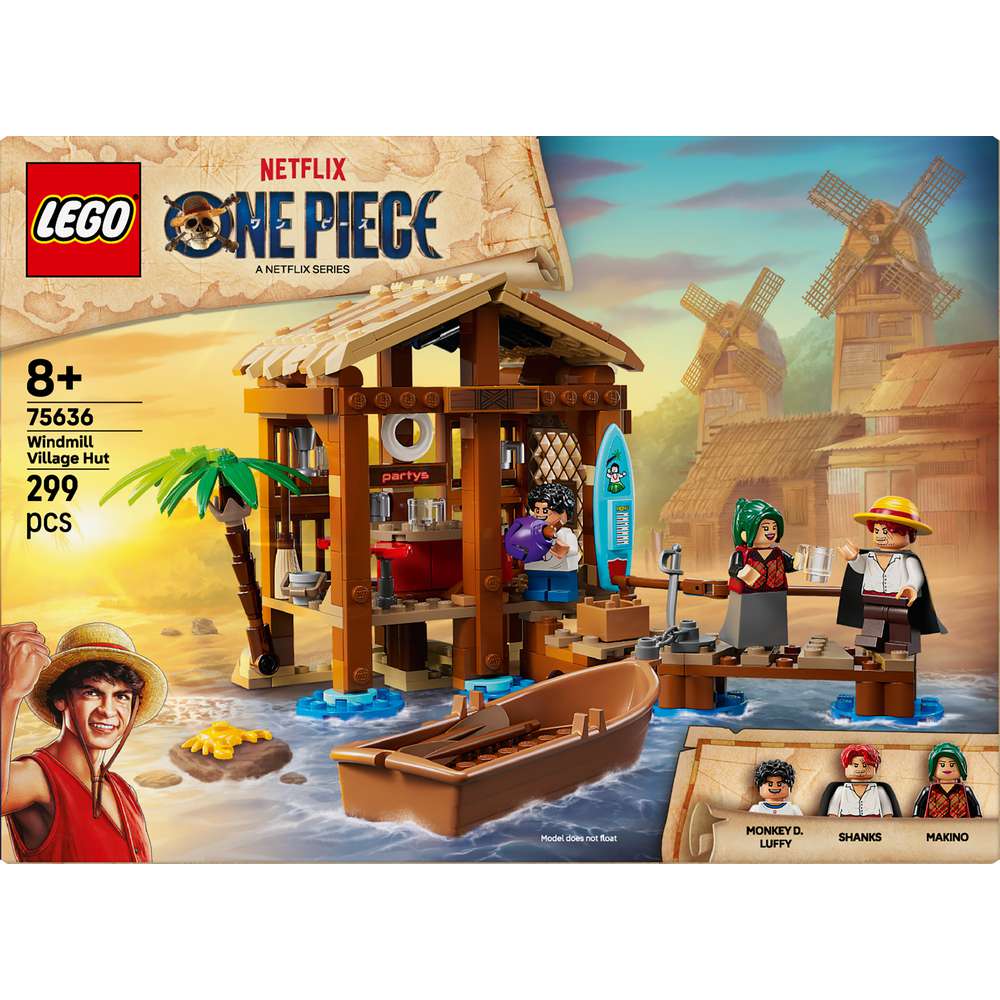 Produktabbildung Lego LEGO ONE PIECE 75636 Hütte im Windmühlendorf, Spielzeug ab 8 Jahren
