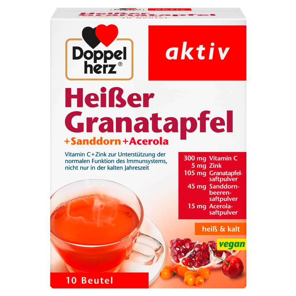 Produktabbildung Doppelherz Heißer Granatapfel