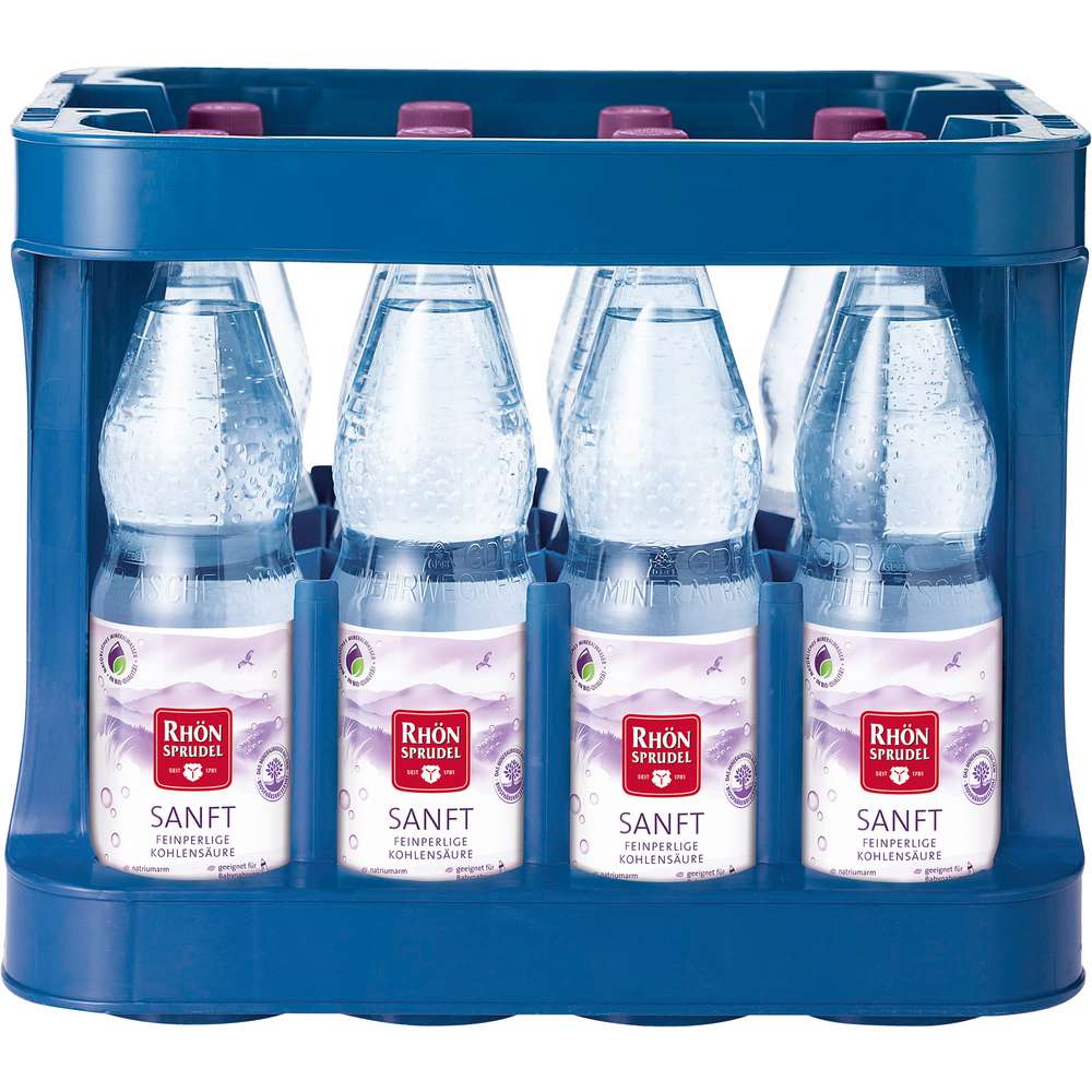 Produktabbildung Rhön Sprudel Mineralwasser, Sanft (12x 1,000 Liter)
