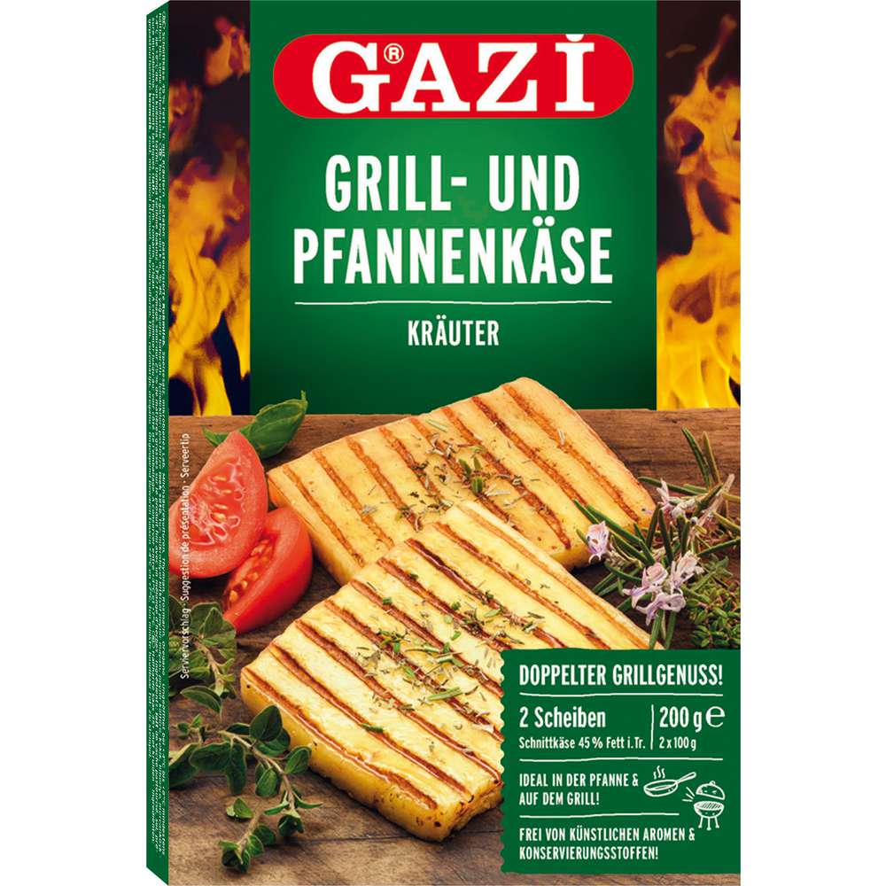 Produktabbildung Gazi Grill & Pfannenkäse, Kräuter