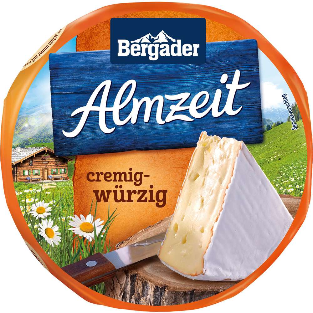 Produktabbildung Bergader Almzeit Minilaib würzig Weichkäse
