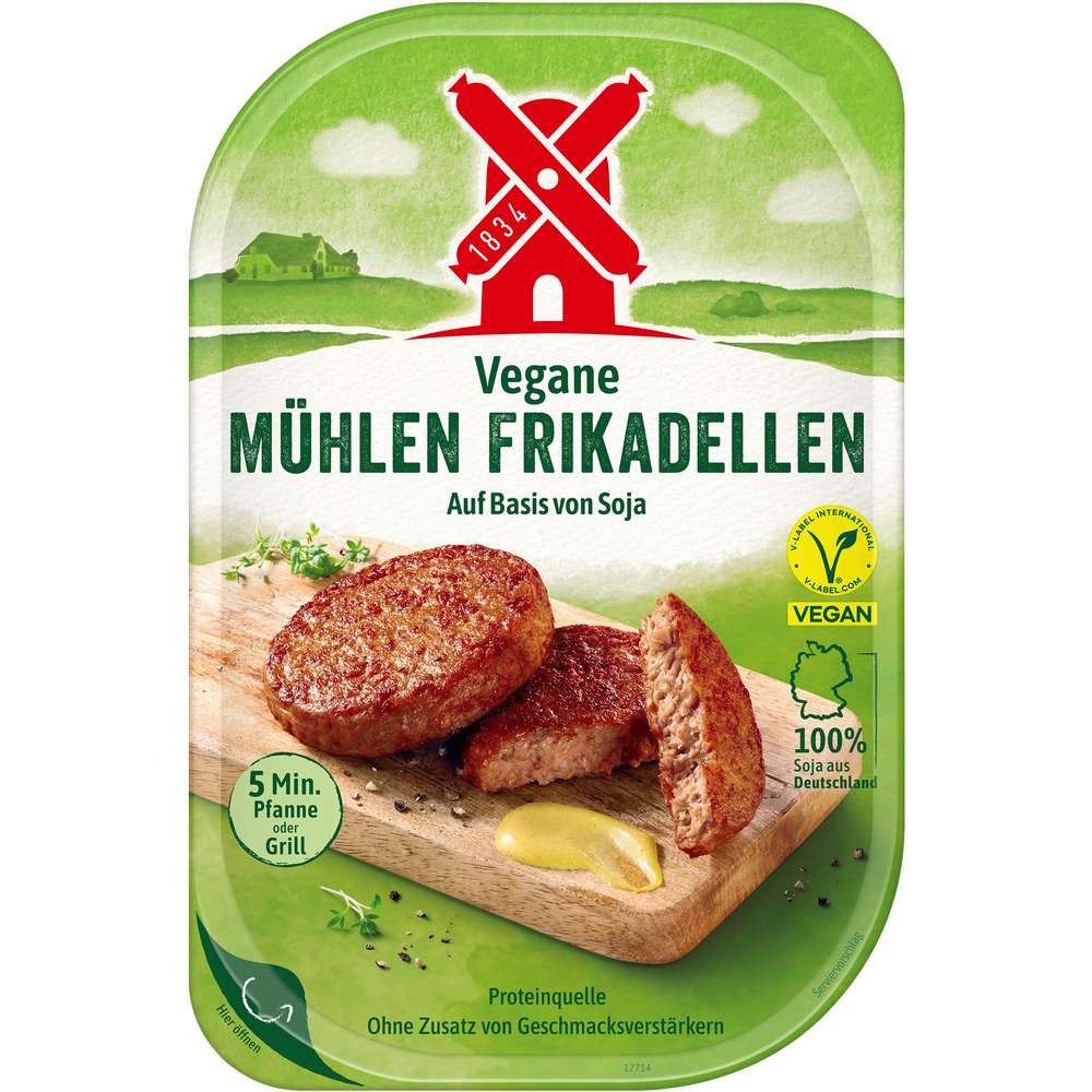 Produktabbildung Rügenwalder Mühle Vegane Mühlen Frikadellen