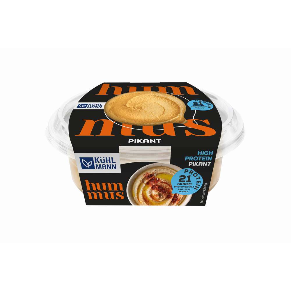 Produktabbildung Kühlmann Hummus pikant High Protein