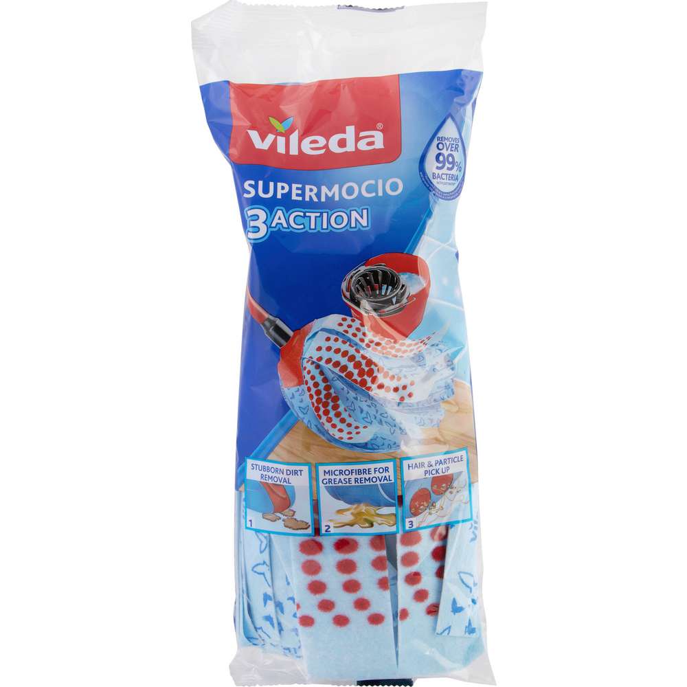 Produktabbildung Vileda Wischmop Ersatzkopf Supermocio 3Action