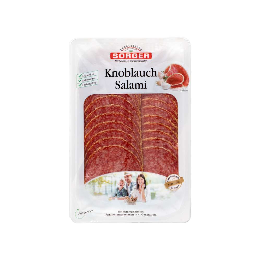 Produktabbildung Sorger Knoblauchsalami